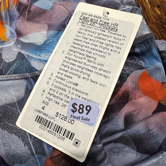 Lululemon Fast and Free High Rise Tight 25” Leggings - Picture 10 of 15